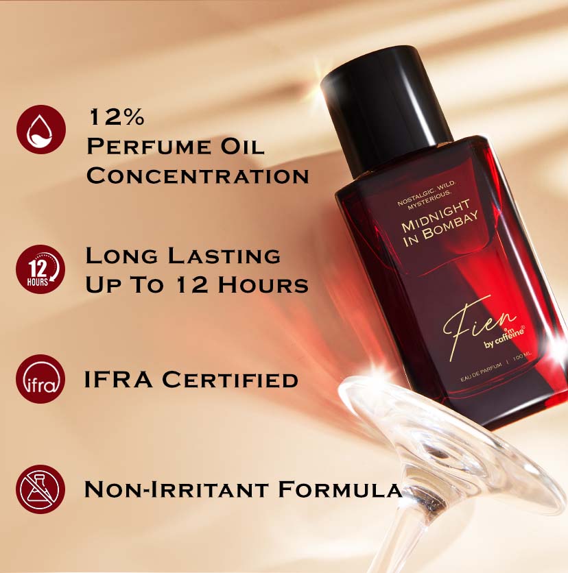 Mcaffeine Midnight in Bombay Perfume for Men & Women - Woody gourmand, 100ml - Image 5 - Buy from Indicrest
