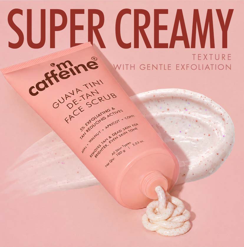 Mcaffeine Guava Tini De-Tan Face Scrub, 100g - Image 6 - Buy from Indicrest