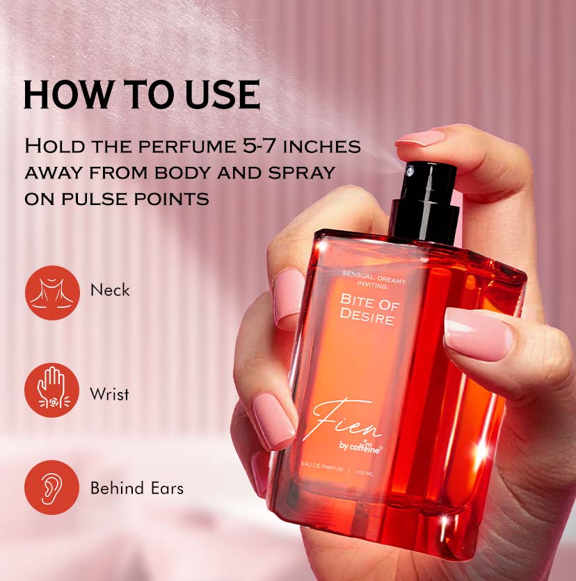 Mcaffeine Bite of Desire Perfume for Women- Vanilla & Lavender, 100ml - Image 6 - Buy from Indicrest