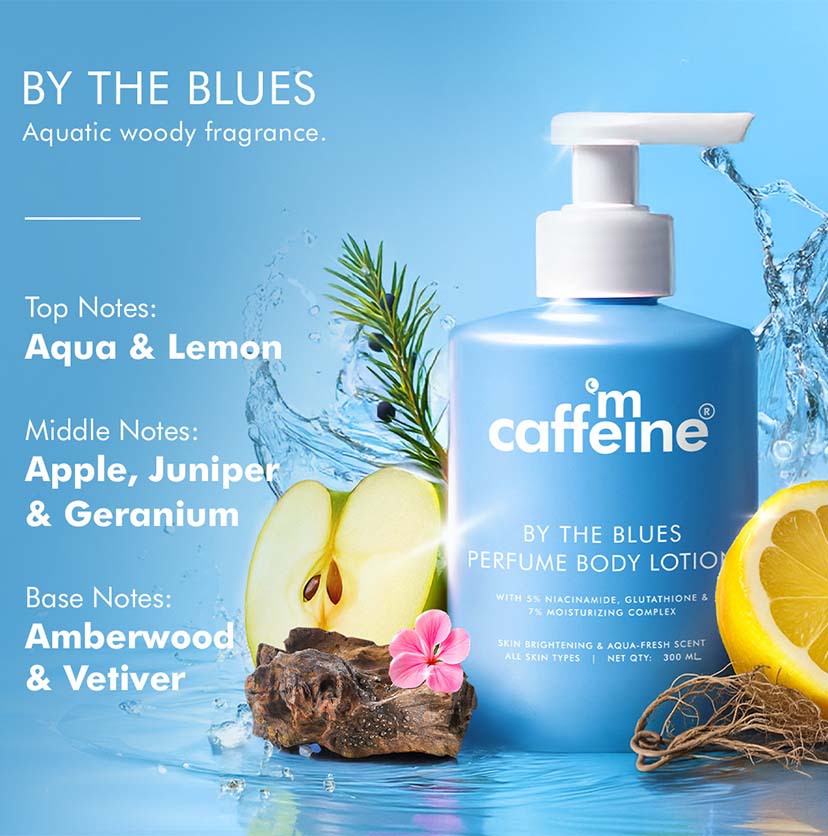 Mcaffeine By the Blues Brightening Perfume Body Lotion,  300ml - Image 7 - Buy from Indicrest