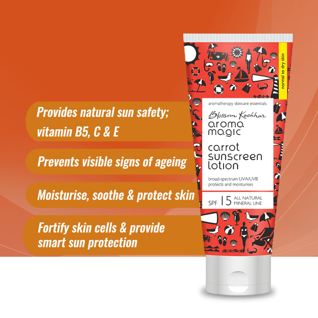 Aroma Magic Carrot Sunscreen Lotion, 50ml - Image 2 - Buy from Indicrest