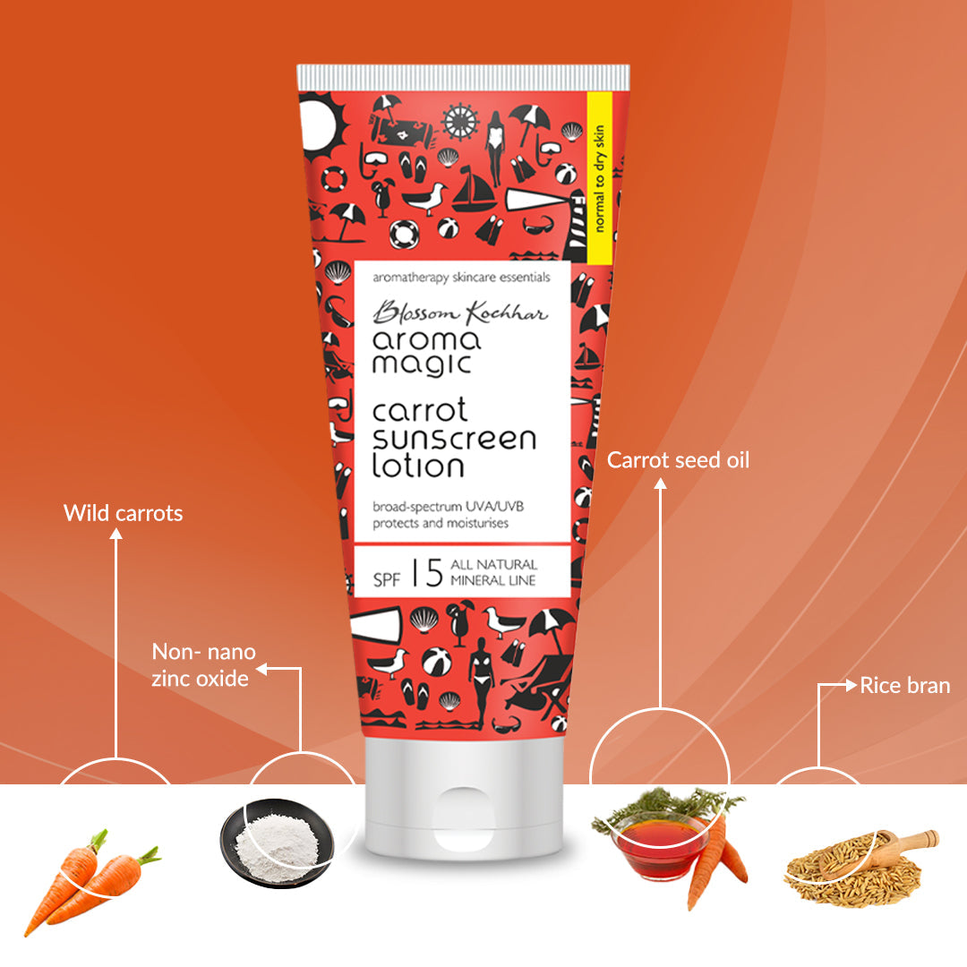 Aroma Magic Carrot Sunscreen Lotion, 50ml - Image 3 - Buy from Indicrest