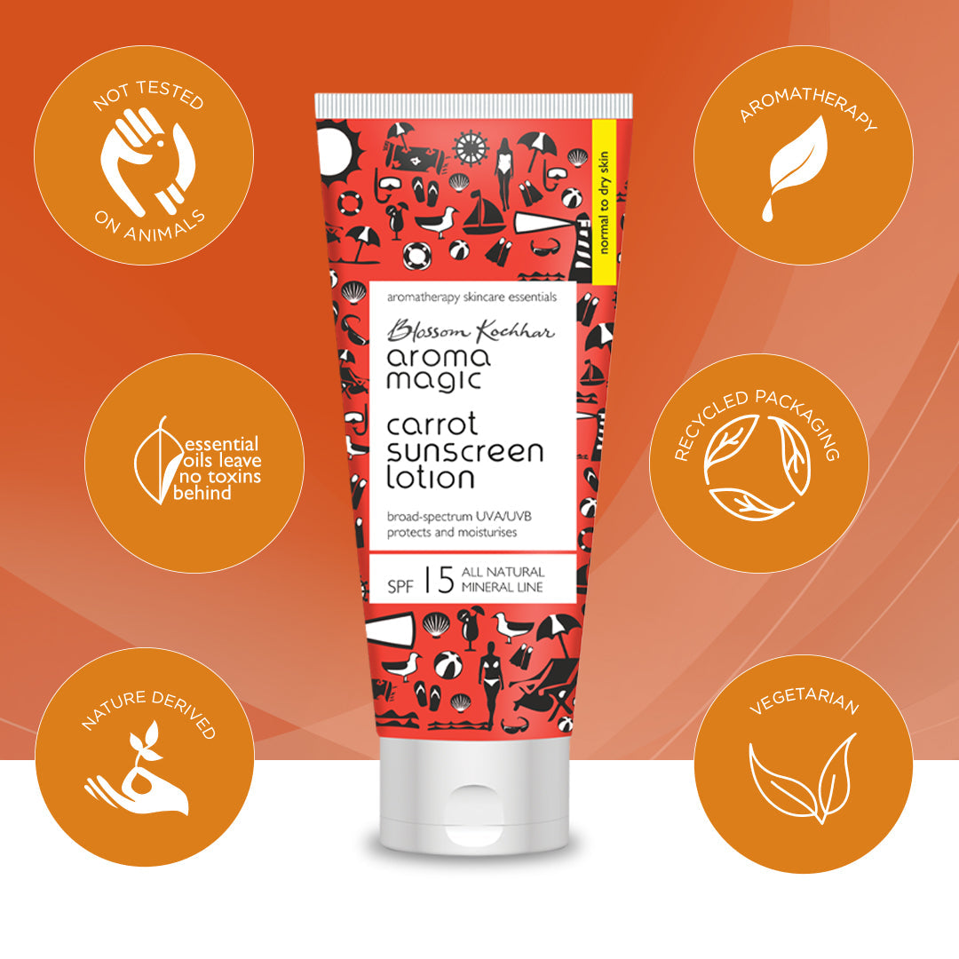Aroma Magic Carrot Sunscreen Lotion, 50ml - Image 4 - Buy from Indicrest