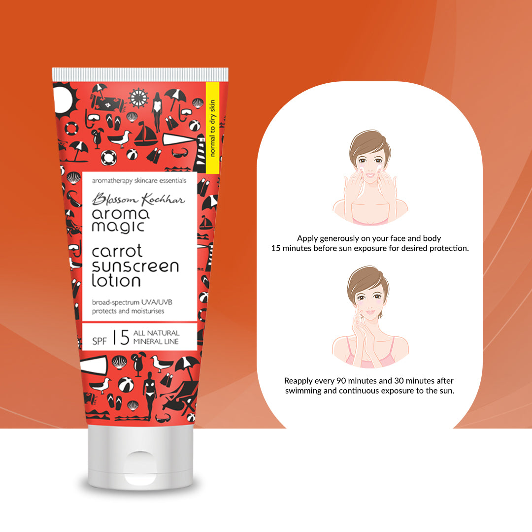 Aroma Magic Carrot Sunscreen Lotion, 50ml - Image 5 - Buy from Indicrest