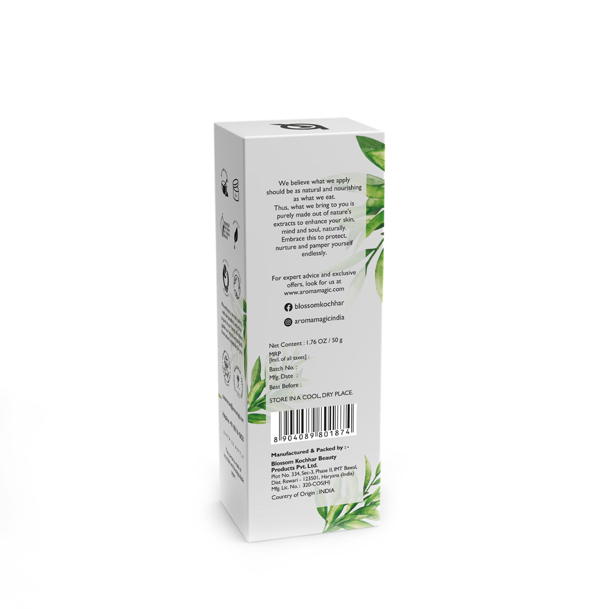 Aroma Magic Neem & Tea Tree Face Pack - Niacinamide, 50ml - Image 6 - Buy from Indicrest