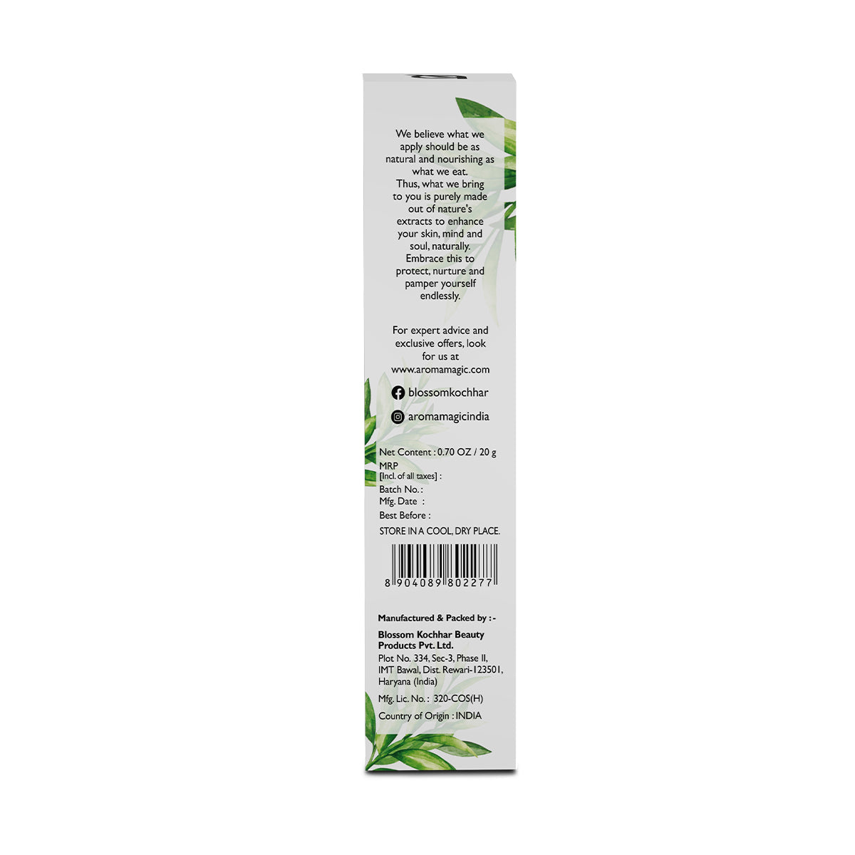 Aroma Magic Neem & Tea Tree Anti Pimple Gel - Niacinamide, 20g - Image 7 - Buy from Indicrest