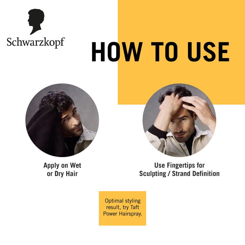 Schwarzkopf Taft Power V12 Hair Gel With Speed Hold Technology, Non-Stick & Easy To Wash Off, 150ml Buy at Indicrest Image 7