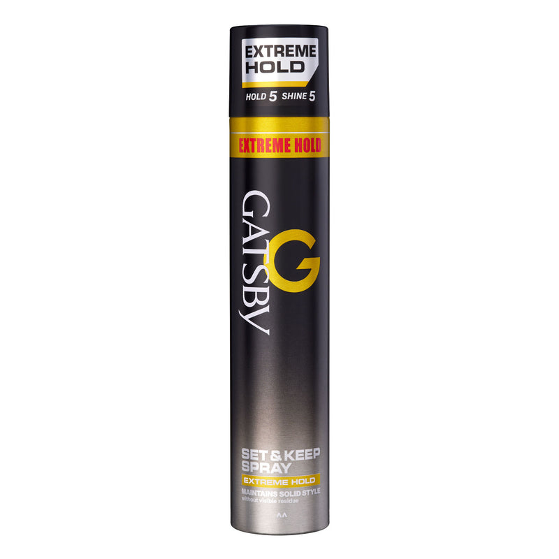 Gatsby Japan's No. 1 Set & Keep Hair Spray - Extreme Hold, 400ml Buy at Indicrest