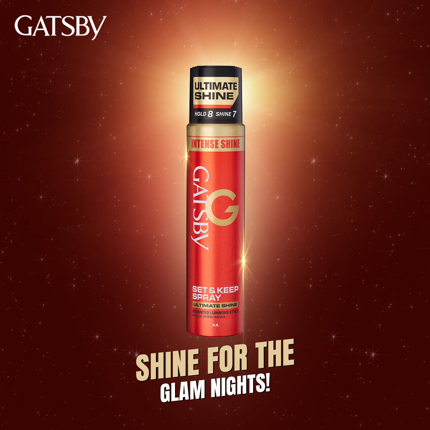 Gatsby Japan's No. 1 Set & Keep Hair Spray - Ultimate Shine, 250ml Buy at Indicrest Image 3