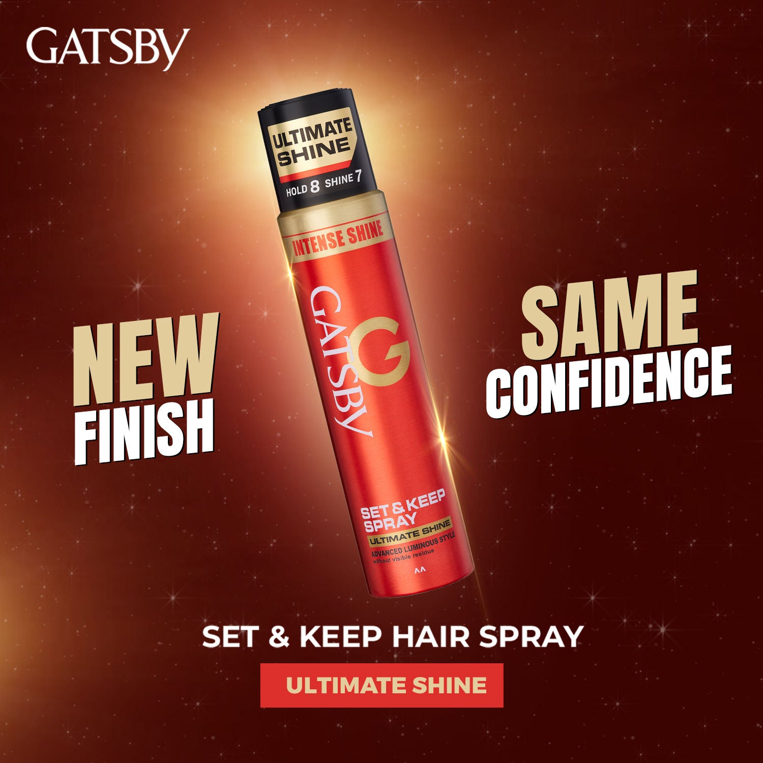 Gatsby Japan's No. 1 Set & Keep Hair Spray - Ultimate Shine, 250ml Buy at Indicrest Image 4