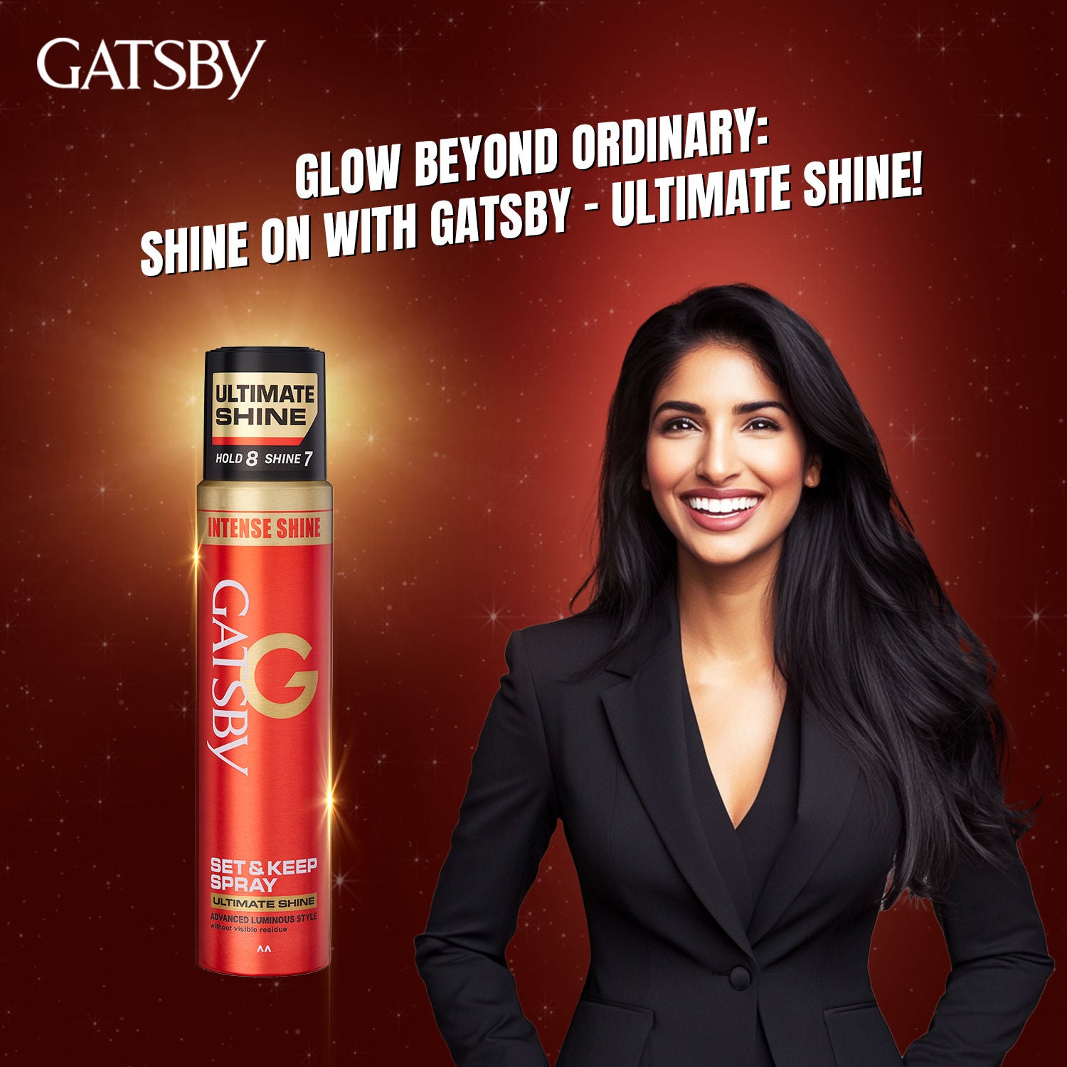Gatsby Japan's No. 1 Set & Keep Hair Spray - Ultimate Shine, 250ml Buy at Indicrest Image 6