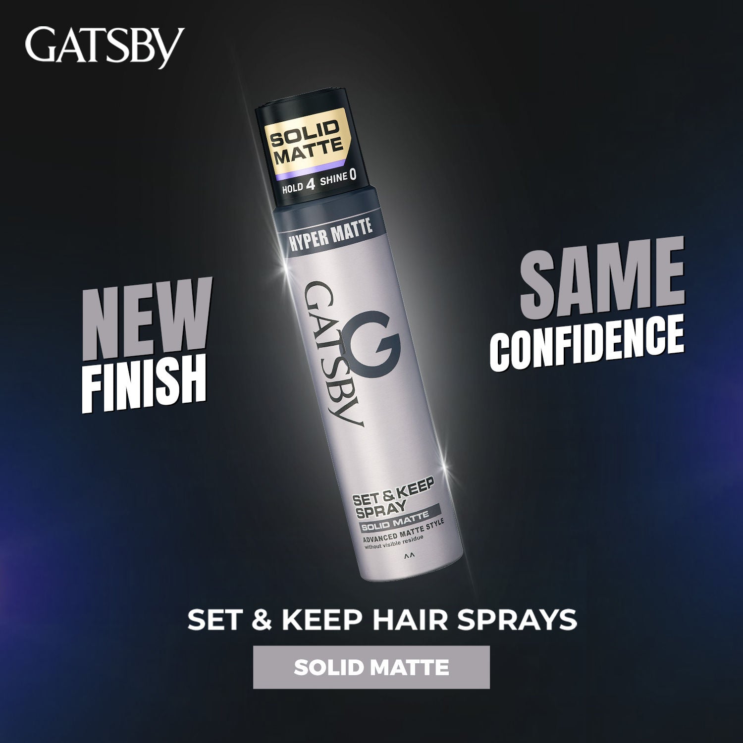 Gatsby Japan's No. 1 Set & Keep Hair Spray - Solid Matte, 250ml Buy at Indicrest Image 3