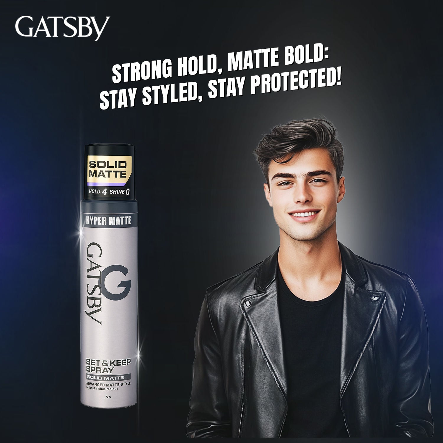 Gatsby Japan's No. 1 Set & Keep Hair Spray - Solid Matte, 250ml Buy at Indicrest Image 6