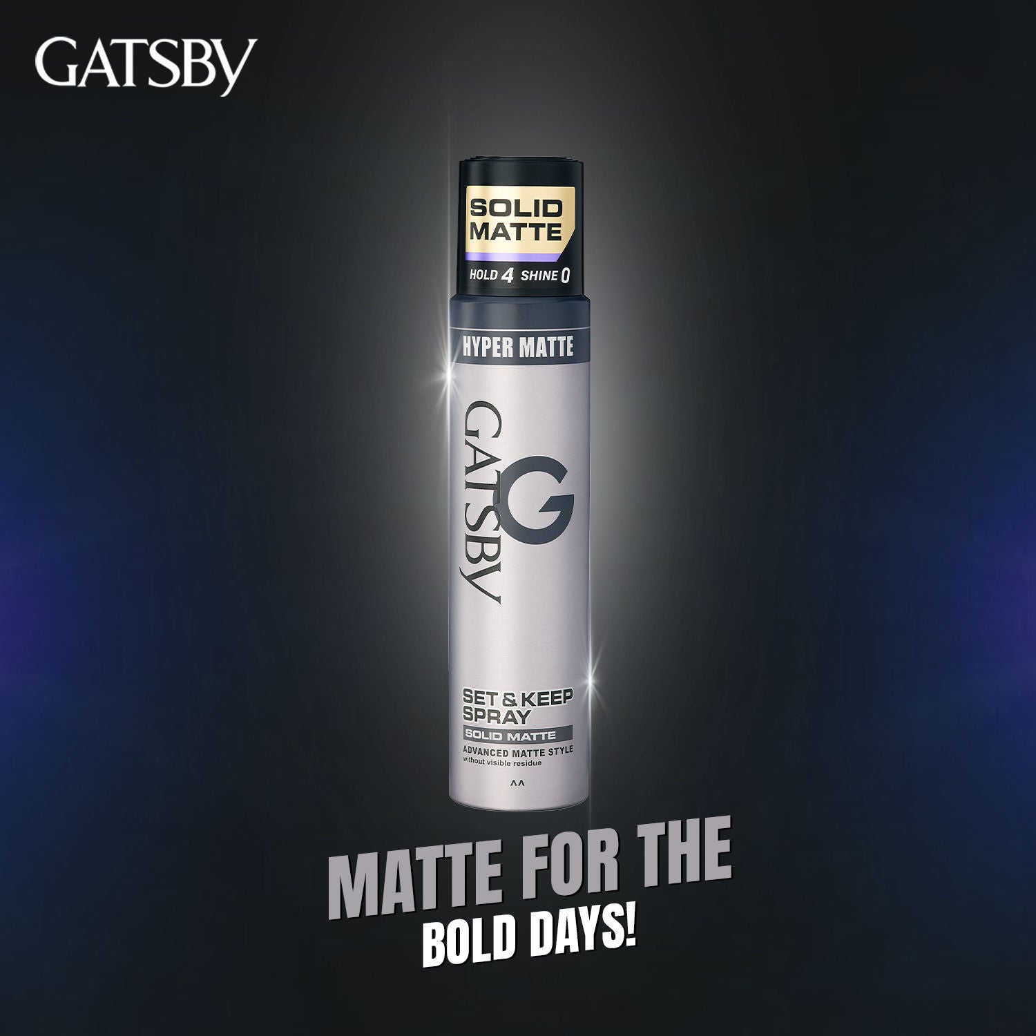 Gatsby Japan's No. 1 Set & Keep Hair Spray - Solid Matte, 250ml Buy at Indicrest Image 7