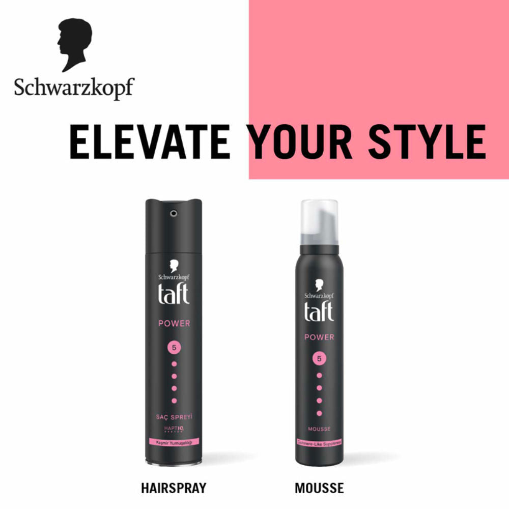 Schwarzkopf TAFT Power Hold 5 Hair Mousse To Controls Frizz, Lasts 24 Hours With No Stickiness, 200ml Buy at Indicrest Image 9