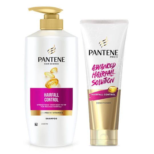 Pantene Advanced Hair Fall Solution Hair Fall Control Shampoo & Conditioner Combo Buy at Indicrest