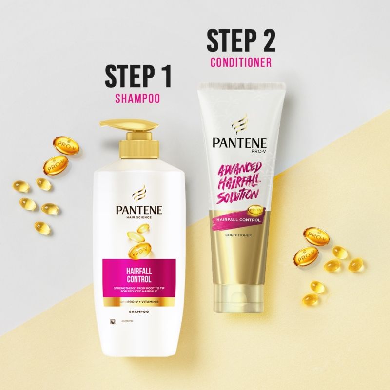 Pantene Advanced Hair Fall Solution Hair Fall Control Shampoo & Conditioner Combo Buy at Indicrest Image 6