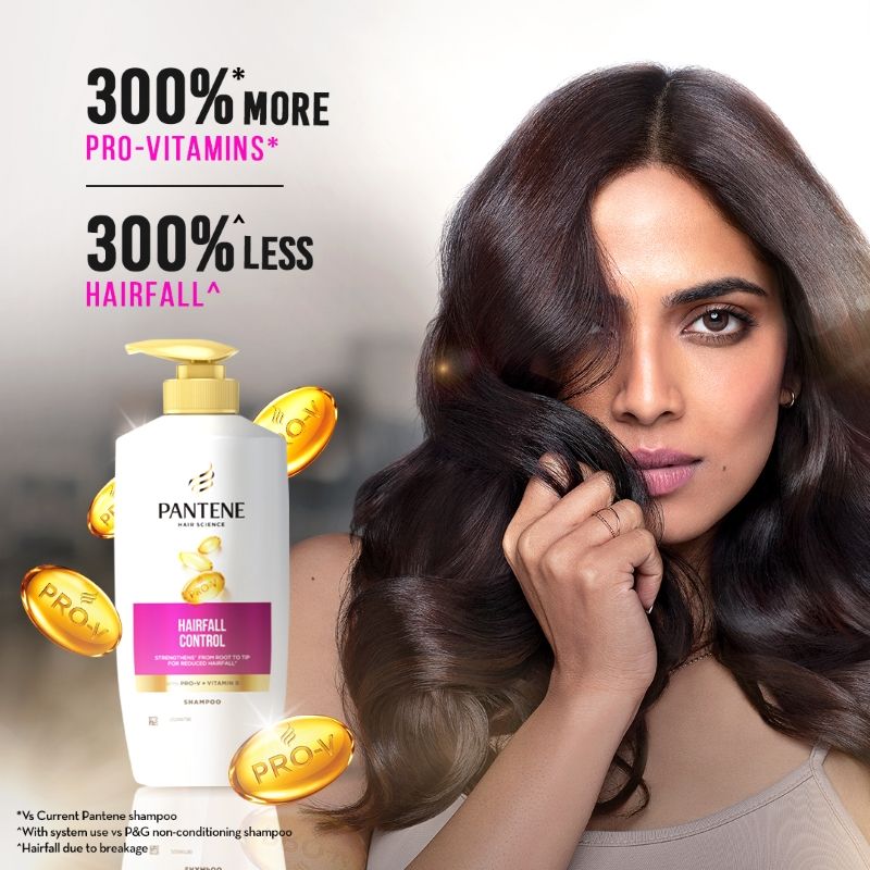 Pantene Advanced Hair Fall Solution Hair Fall Control Shampoo & Conditioner Combo Buy at Indicrest Image 7