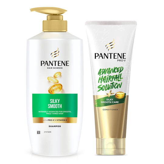 Pantene Advanced Hair Fall Solution Silky Smooth Care Shampoo & Conditioner Combo Buy at Indicrest