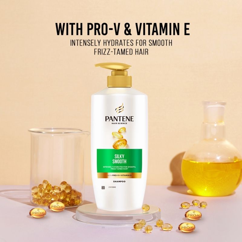 Pantene Advanced Hair Fall Solution Silky Smooth Care Shampoo & Conditioner Combo Buy at Indicrest Image 3