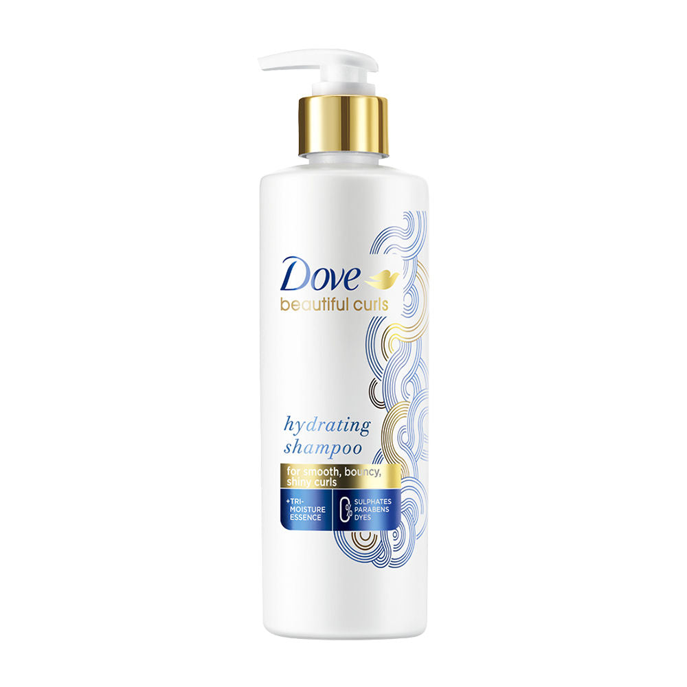 Dove Beautiful Curls Sulphate Free Hydrating Shampoo, With Tri-Moisture Essence For, Bouncy Curls, 380ml Buy at Indicrest Image 10