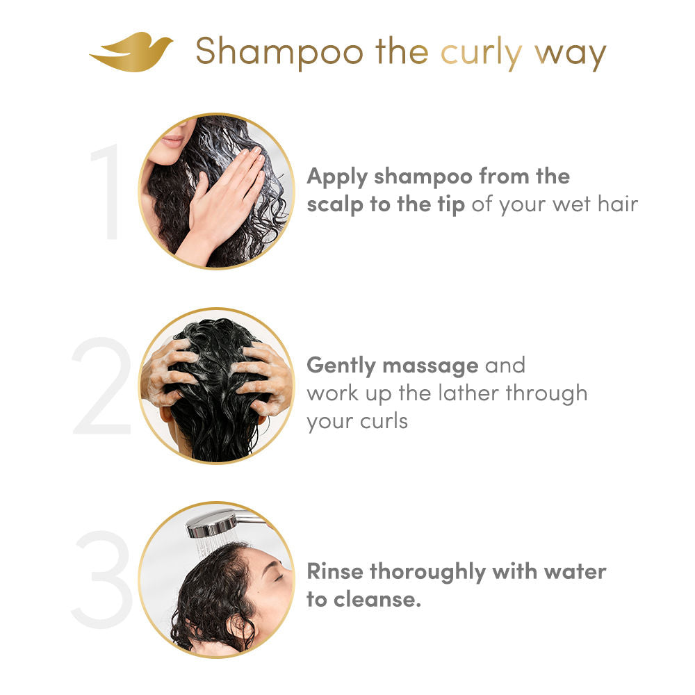 Dove Beautiful Curls Sulphate Free Hydrating Shampoo, With Tri-Moisture Essence For, Bouncy Curls, 380ml Buy at Indicrest Image 7