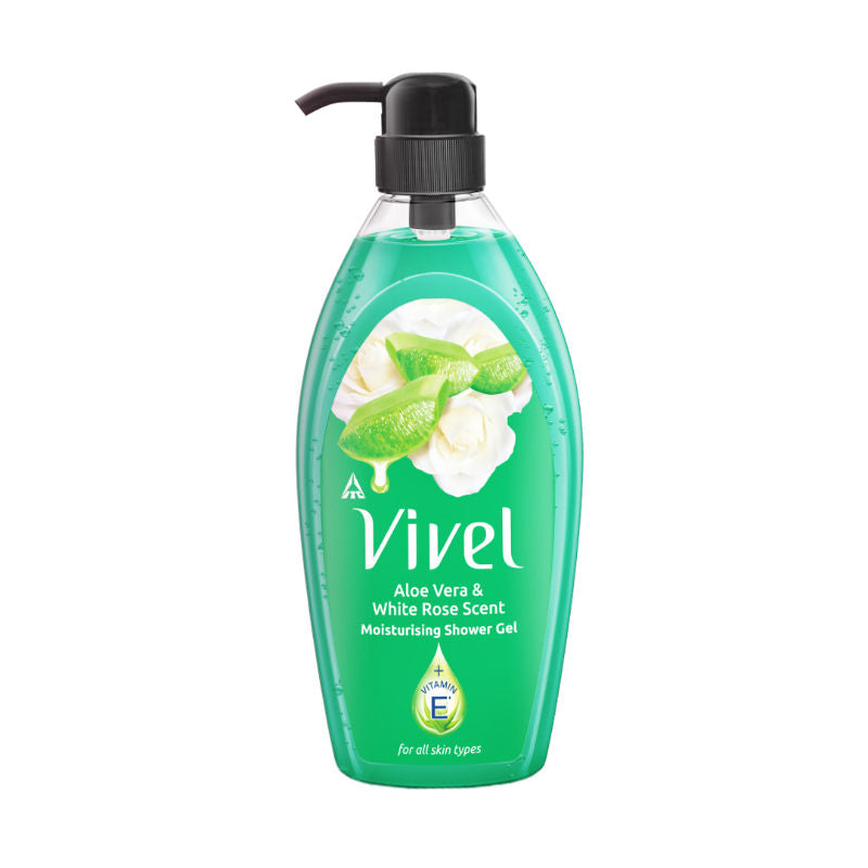 Vivel Aloe Vera & White Rose Scent Moisturizing Shower Gel, 895ml Buy at Indicrest