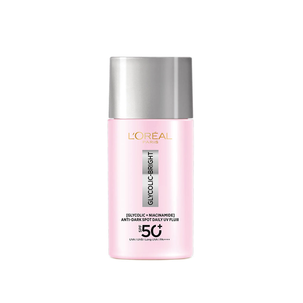 L'Oreal Paris Glycolic-Bright UV Fluid SPF 50+ PA++++ Anti-Dark Spot Fluid Sunscreen, 50ml Buy at Indicrest Image 10