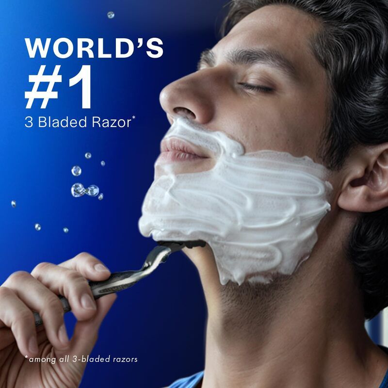 Gillette Mach 3 Shaving Blades for men (Pack of 10 Cartridges) Buy at Indicrest Image 9