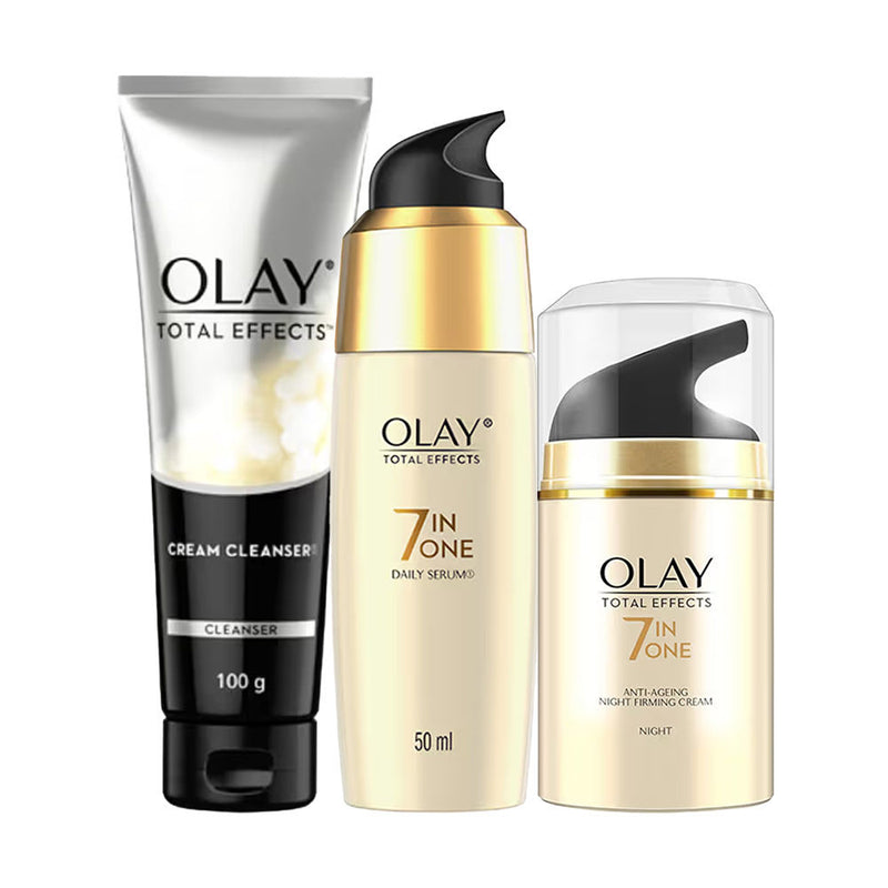 Olay Total Effects Night Regime Kit Combo, 3 pieces Buy at Indicrest