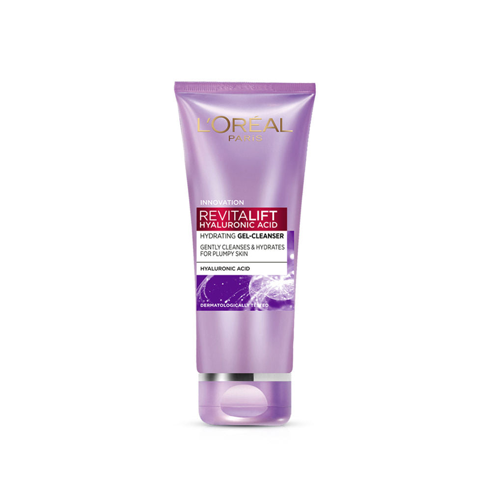 L'Oreal Paris Revitalift Gel Cleanser, For Fresh, Hydrated & Youthful Skin, with Hyaluronic Acid, 50ml Buy at Indicrest Image 7