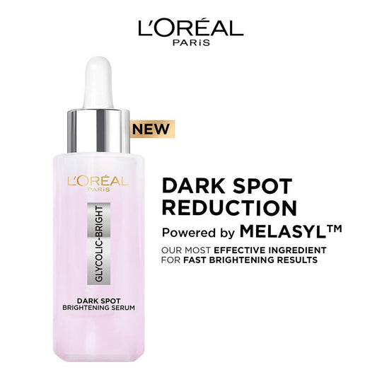 L'Oreal Paris Glycolic Bright 8% [Melasyl + Niacinamide] Face Serum for Brightening Dark Spots, 15ml Buy at Indicrest