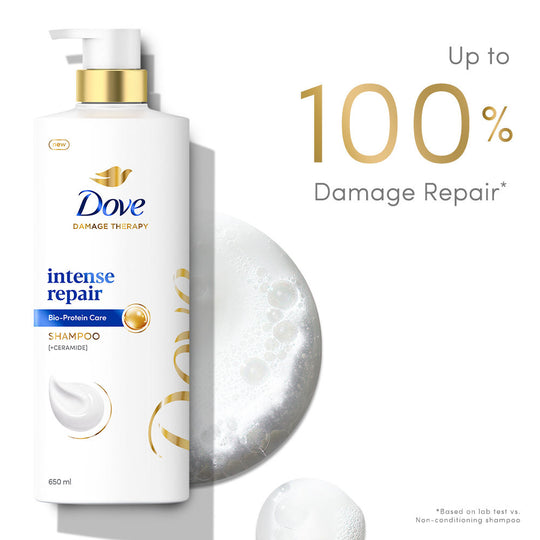 Dove Intense Repair Shampoo For Dry & Damaged Hair, 650ml Buy at Indicrest