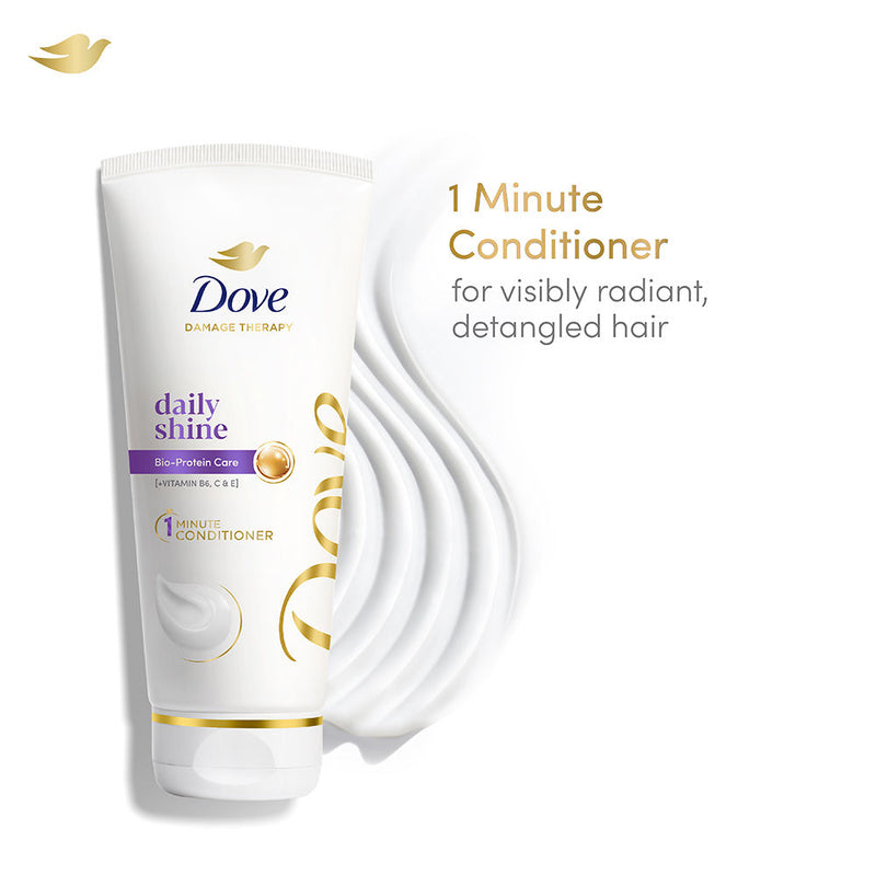 Dove Daily Shine Hair Conditioner with Nutritive Serum for Dull Frizzy Hair, 75ml Buy at Indicrest
