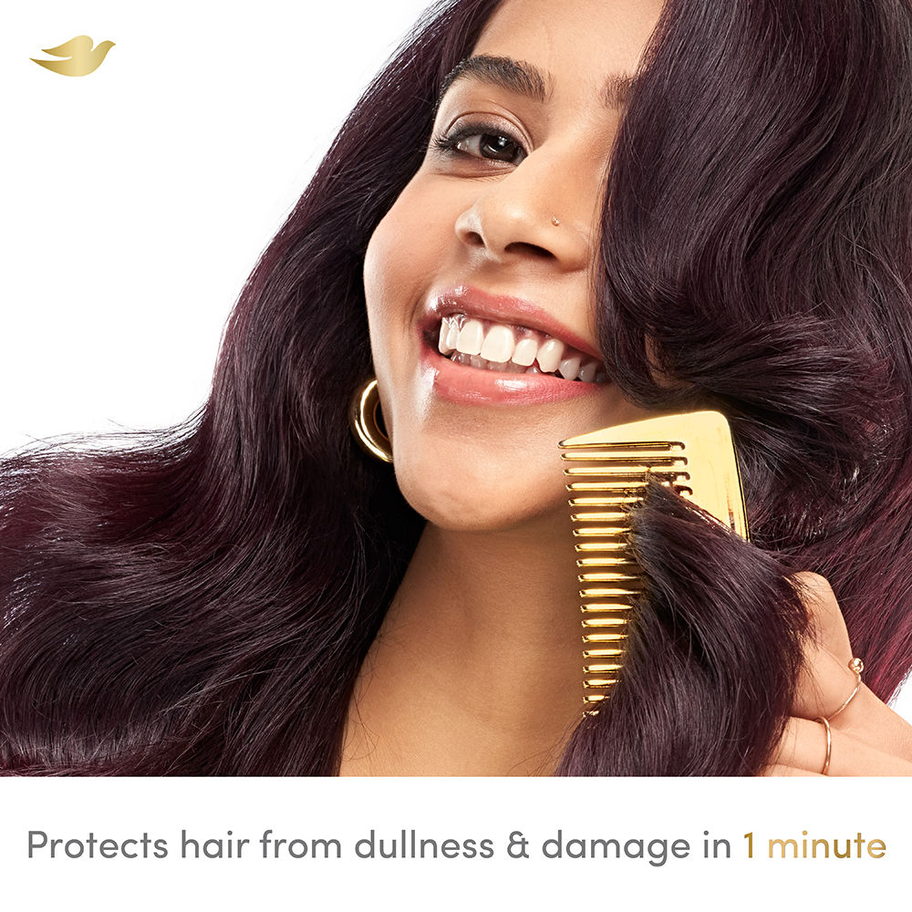 Dove Daily Shine Hair Conditioner with Nutritive Serum for Dull Frizzy Hair, 75ml Buy at Indicrest Image 4