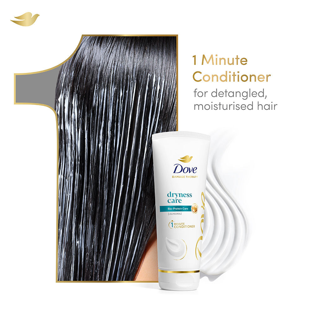 Dove Dryness Care Hair Conditioner For Dry & Frizzy Hair Restores Smoothness, 80ml Buy at Indicrest Image 6