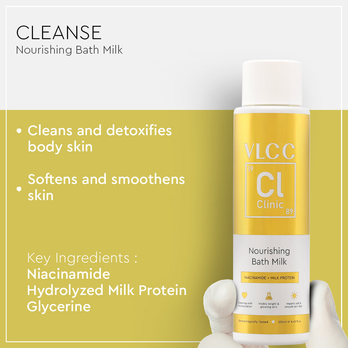 VLCC Bright and Beautiful Combo with Facewash and Bath Milk - Image 5 - Buy from Indicrest
