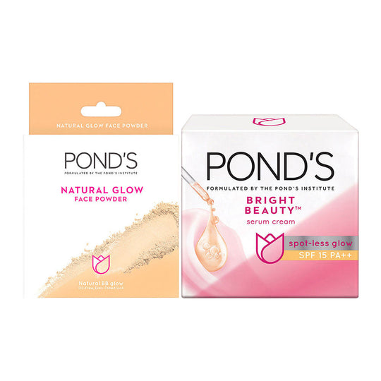 Pond’s Natural Glow Face Powder - BB Glow & Bright Beauty Day Cream Combo Buy at Indicrest
