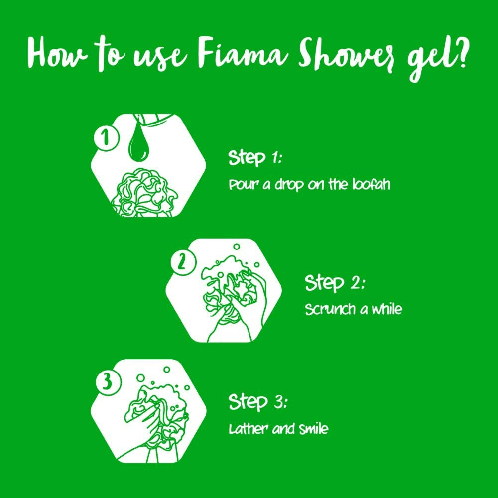 Fiama Happy Naturals Shower Gel, Yuzu & Bergamot Bodywash, 97% Natural for Sensitive Skin, 250ml Buy at Indicrest Image 3