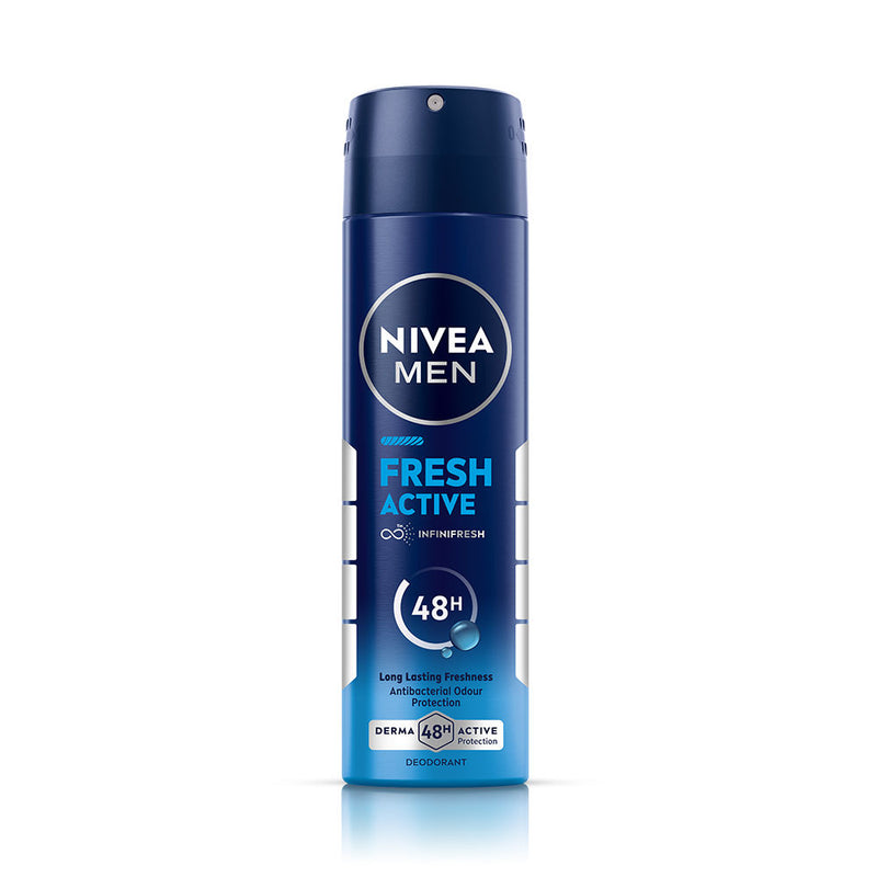 Nivea MEN Deodorant, Fresh Active, 48h Long lasting Freshness, 150ml Buy at Indicrest