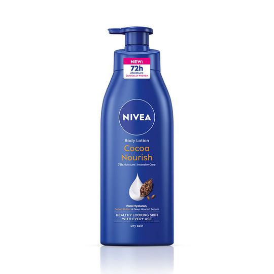 Nivea Cocoa Nourish Oil In Lotion With Pure Hyaluron For 72H Moisturization, 400ml