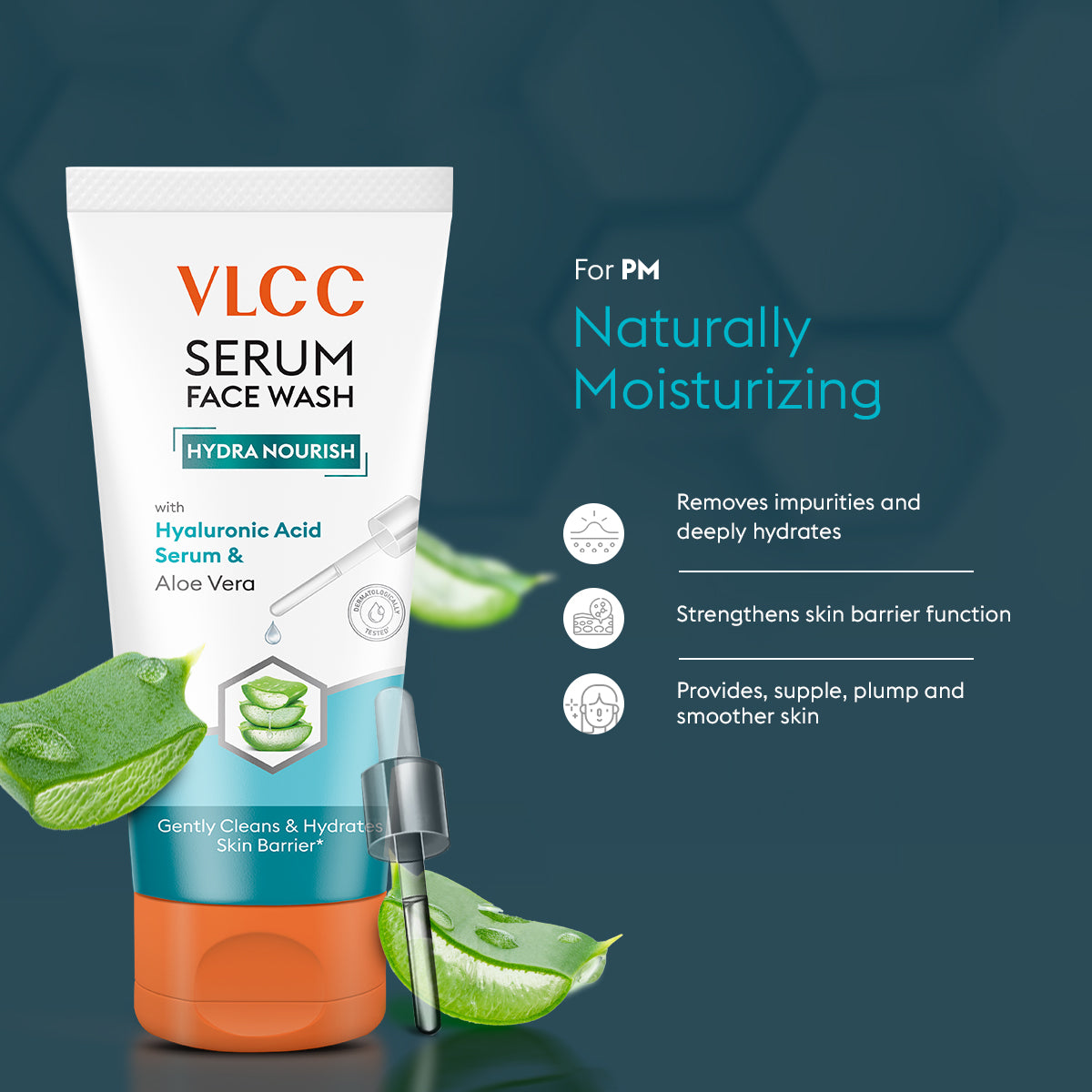 VLCC Vitamin C and Charcoal Serum Face Wash for AM and Aloe Vera Serum Face Wash for PM - Image 8 - Buy from Indicrest