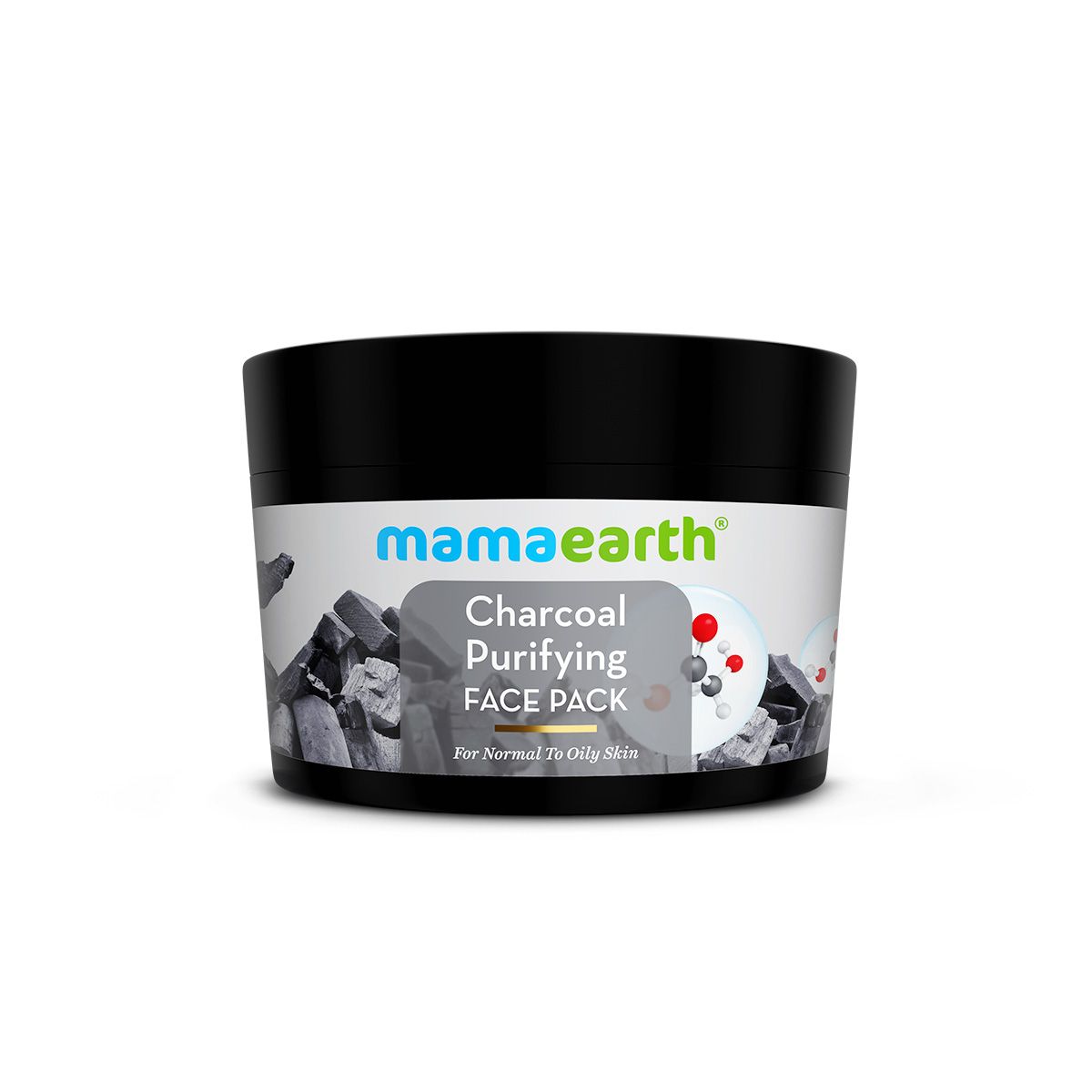 Mamaearth Charcoal Purifying Face Pack with Activated Charcoal & Glycolic Acid for Skin Detoxification, 200g - Image 8 - Buy from Indicrest