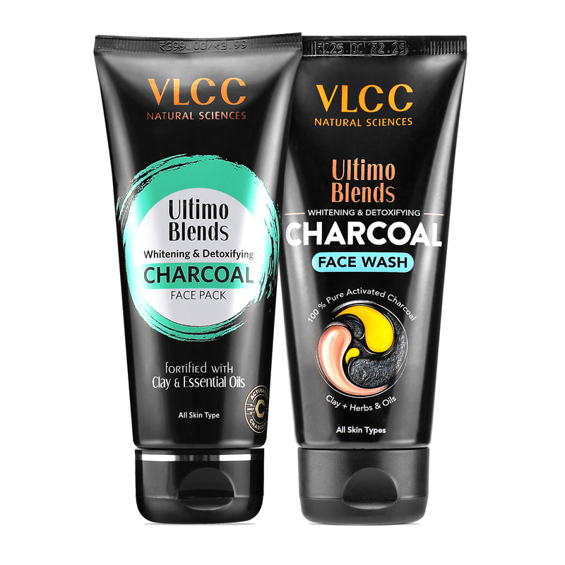 VLCC Ultimo Blends Charcoal Face Wash and Face Pack - Buy from Indicrest