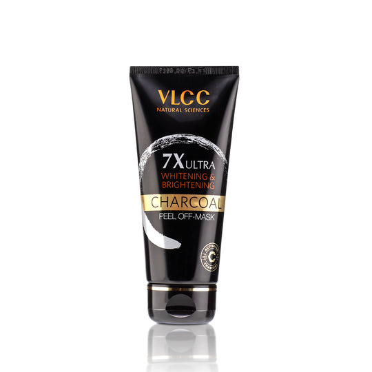 VLCC 7X Ultra Whitening and Brightening Charcoal Peel Off Mask - 100 g - Buy from Indicrest