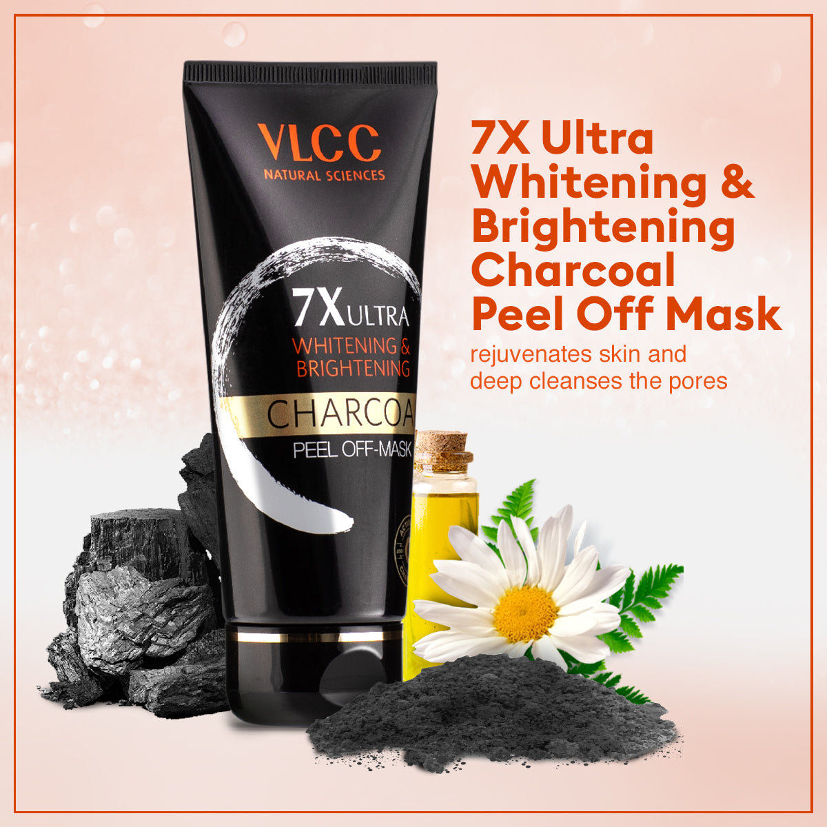 VLCC Charcoal Peel Off Mask 7X Ultra Whitening and Brightening and Vitamin C Day Cream SPF30 - Image 4 - Buy from Indicrest
