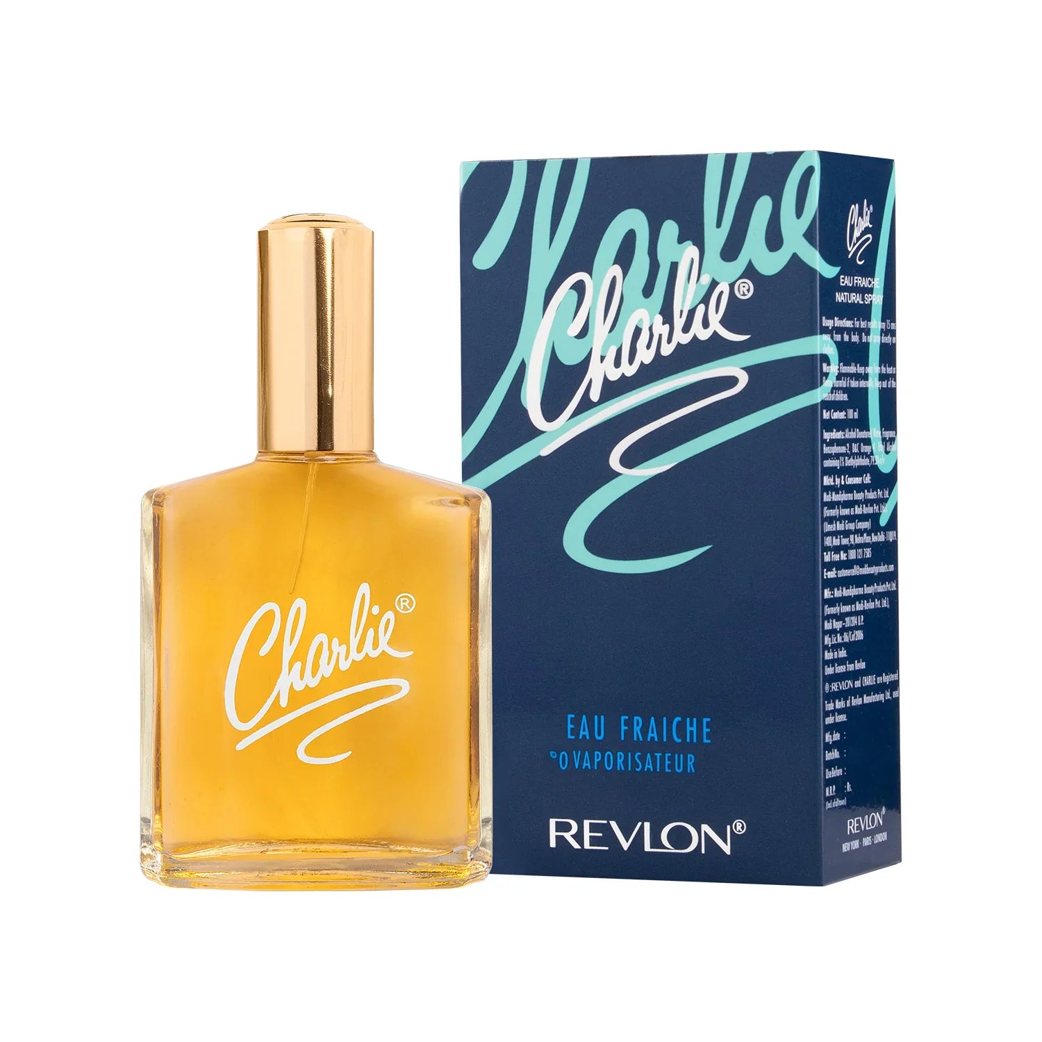 Revlon Charlie Blue EDT Perfume and Body Spray Combo Pack, 100+150ml - Image 2 - Buy from Indicrest