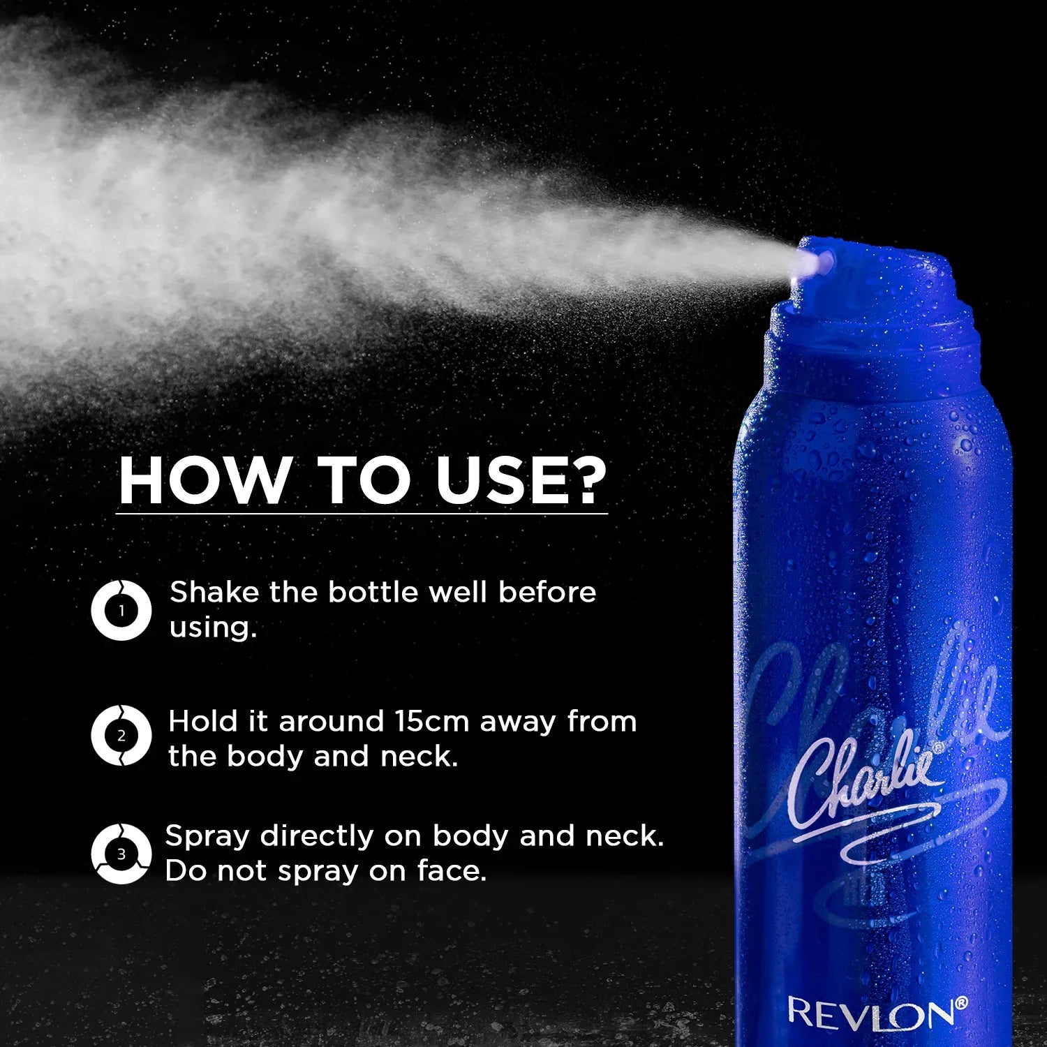 Revlon Charlie Blue EDT Perfume and Body Spray Combo Pack, 100+150ml - Image 8 - Buy from Indicrest