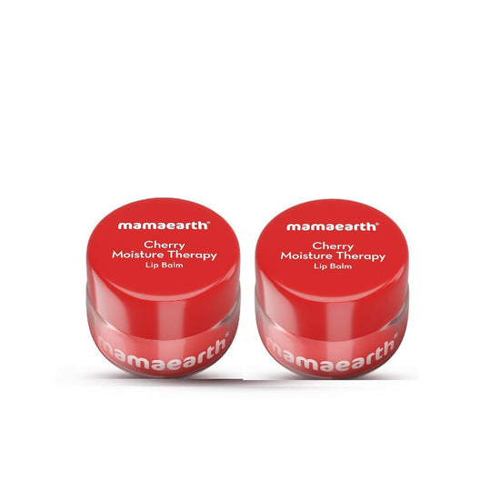 Mamaearth Cherry Moisture Therapy Lip Balm with Cherry & Vitamin E for Dry & Chapped Lips, 15g (Pack of 2) - Buy from Indicrest