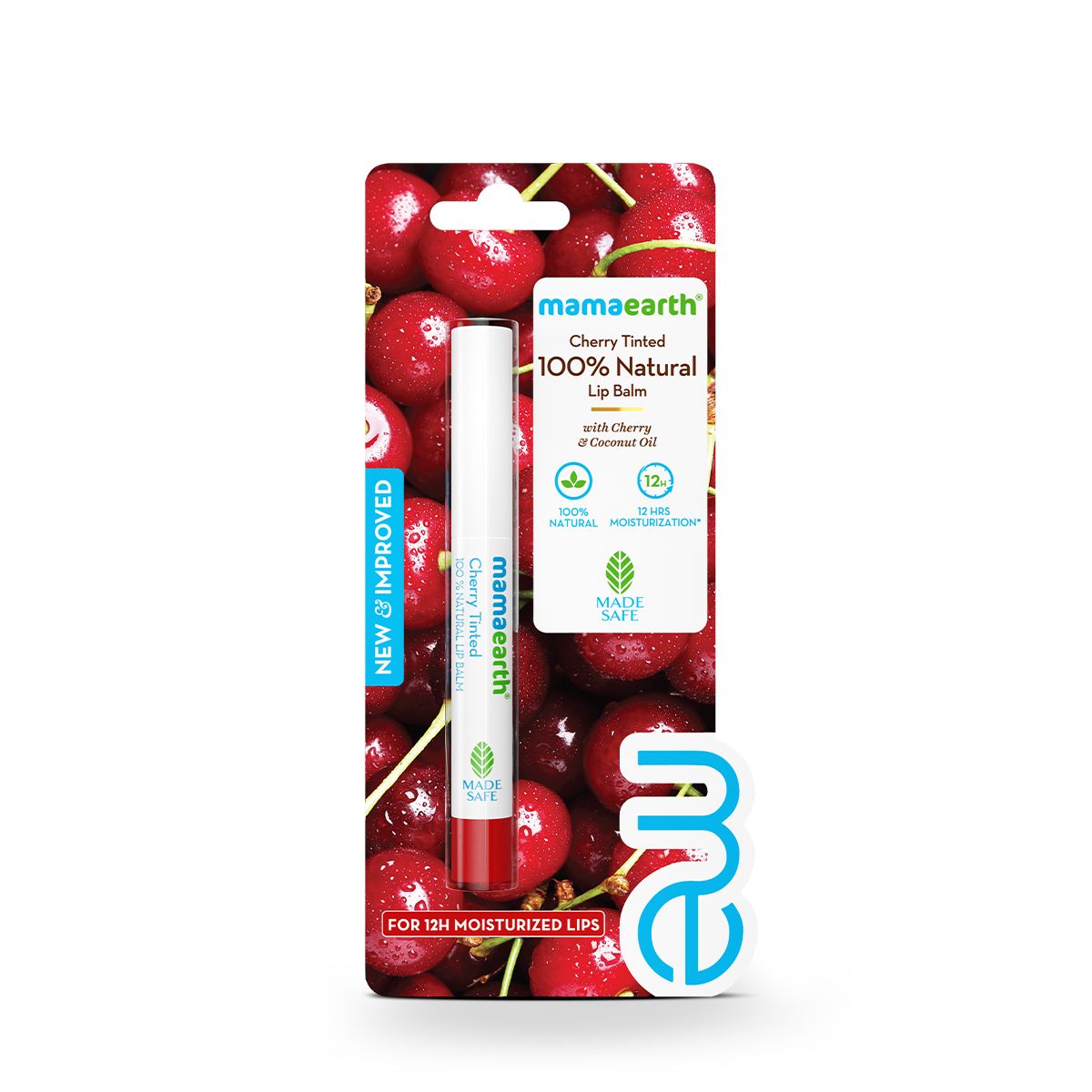 Mamaearth Cherry Tinted 100% Natural Lip Balm with Cherry & Coconut Oil for 12 hrs Moisturized Lips, 2g - Image 10 - Buy from Indicrest